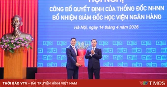 Thống đốc Ngân hàng Nhà nước Việt Nam trao Quyết định bổ nhiệm Giám đốc Học viện Ngân hàng