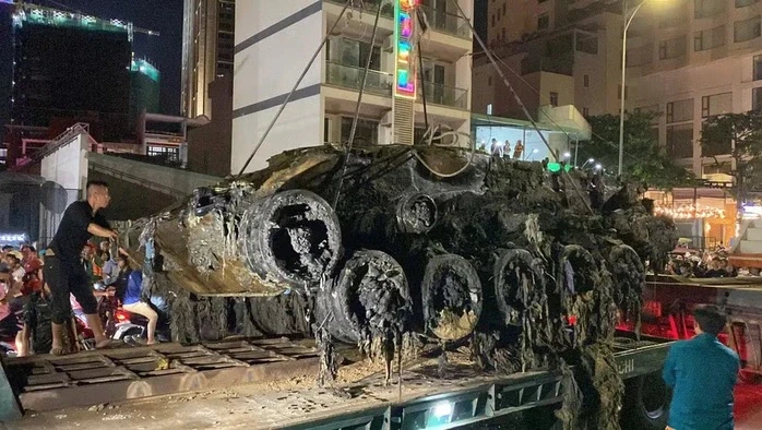 Thông tin mới nhất về chiếc xe tăng trục vớt tại bãi biển Quy Nhơn Thông tin mới nhất về chiếc xe tăng trục vớt tại bãi biển Quy Nhơn
