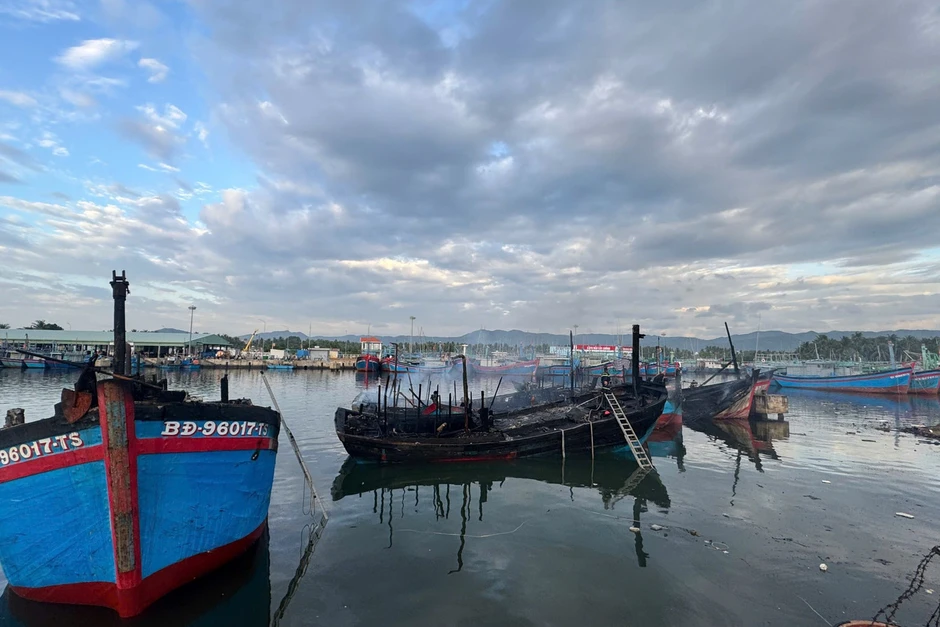 Thông tin mới vụ nhiều tàu cá ở Gia Lai bị thiêu rụi