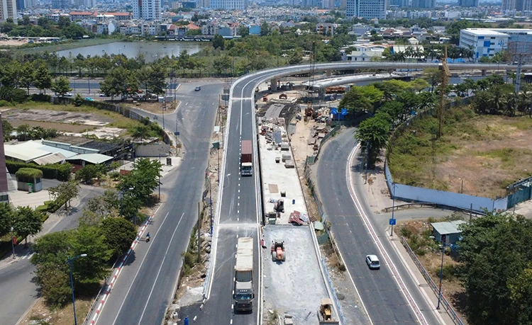 Thông xe nhánh cầu N3 nút giao An Phú, tăng kết nối cửa ngõ phía Đông TP Hồ Chí Minh Thông xe nhánh cầu N3 nút giao An Phú, tăng kết nối cửa ngõ phía Đông TP Hồ Chí Minh