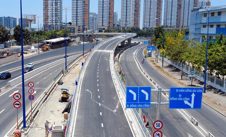 Thông xe nhánh cầu N3 nút giao An Phú, tăng kết nối cửa ngõ phía Đông TP Hồ Chí Minh Thông xe nhánh cầu N3 nút giao An Phú, tăng kết nối cửa ngõ phía Đông TP Hồ Chí Minh