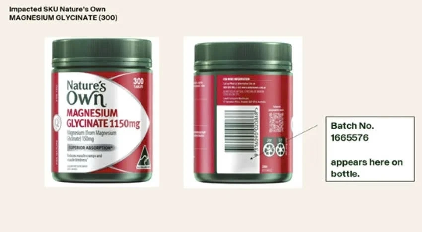 Thu hồi thực phẩm chức năng Nature’s Own của Australia do nguy cơ lẫn mảnh kính Thu hồi thực phẩm chức năng Nature’s Own của Australia do nguy cơ lẫn mảnh kính
