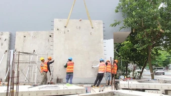 Thử nghiệm mô hình nhà lắp ghép phục vụ tái định cư sân bay Gia Bình