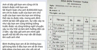 Thực hư vụ mời bạn gái ăn tôm hùm, cua hoàng đế hết hơn 16 triệu đồng rồi không thanh toán