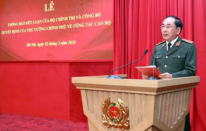 Thượng tướng Trần Quốc Tỏ thôi giữ chức Thứ trưởng Bộ Công an Thượng tướng Trần Quốc Tỏ thôi giữ chức Thứ trưởng Bộ Công an
