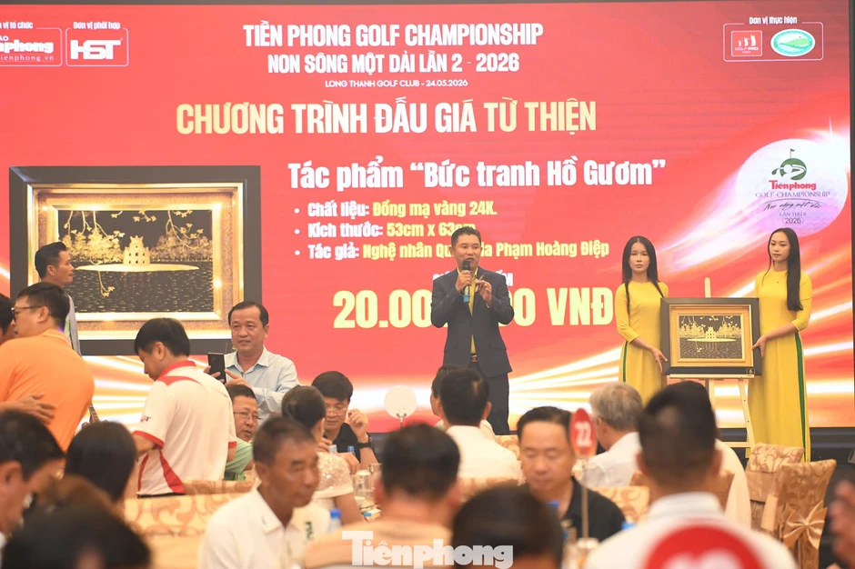 Tiền Phong Golf Championship - Non sông một dải huy động được 670 triệu đồng tri ân người khó khăn, cựu chiến binh Tiền Phong Golf Championship - Non sông một dải huy động được 670 triệu đồng tri ân người khó khăn, cựu chiến binh
