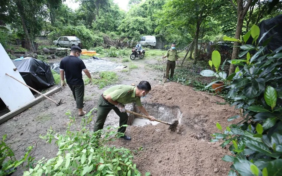 Tiêu hủy 127kg thằn lằn núi Bà Đen vận chuyển trái phép Tiêu hủy 127kg thằn lằn núi Bà Đen vận chuyển trái phép