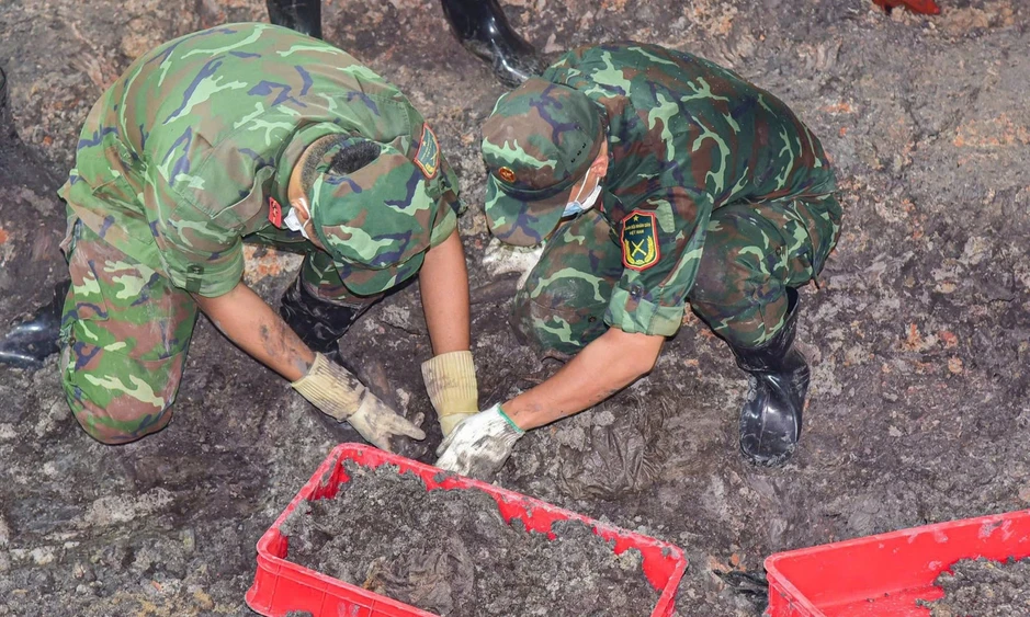 Tìm thấy thêm 5 hài cốt liệt sĩ tại Công viên Lê Thị Riêng, nâng tổng số lên 74
