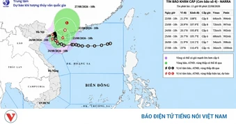 Tin mới nhất bão số 4: Trên vùng biển Quảng Ninh-Hải Phòng, gió giật cấp 10