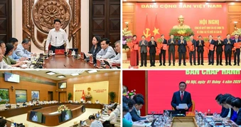Tin nổi bật ngày 1/4: Công bố Quyết định của Bộ Chính trị về công tác tổ chức và cán bộ đối với 5 cơ quan; Khai mạc Phiên họp thứ 56 của Ủy ban Thường vụ Quốc hội
