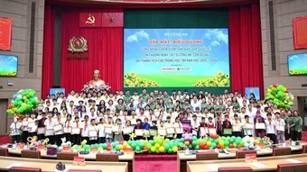 Tổ chức hoạt động chăm lo trẻ em trong Công an theo hướng thiết thực, bền vững, lâu dài