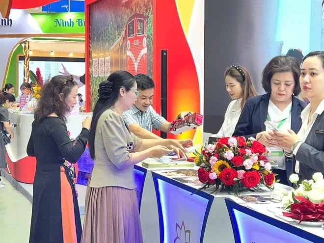 Toàn cảnh không gian rực rỡ và sôi động tại VITM Hà Nội 2026 Toàn cảnh không gian rực rỡ và sôi động tại VITM Hà Nội 2026