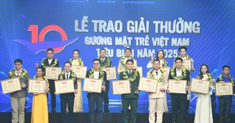 Tôn vinh 19 Gương mặt trẻ Việt Nam tiêu biểu và triển vọng