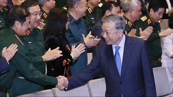 Tổng Bí thư và Chủ tịch Quốc hội dự chương trình nghệ thuật 'Thanh âm dưới ánh mặt trời'