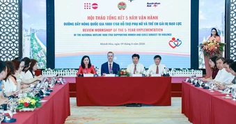 Tổng đài 18001768 hỗ trợ hơn 3.600 phụ nữ và trẻ em gái trong 5 năm