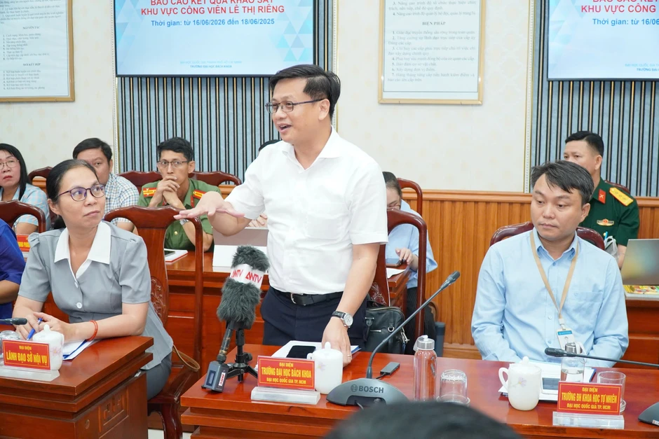 TP Hồ Chí Minh chuẩn bị tìm kiếm hài cốt liệt sĩ tại Công viên Lê Thị Riêng TP Hồ Chí Minh chuẩn bị tìm kiếm hài cốt liệt sĩ tại Công viên Lê Thị Riêng