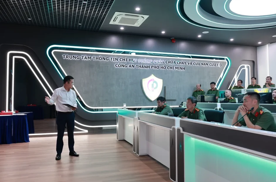 TP Hồ Chí Minh đưa vào hoạt động Trung tâm Thông tin chỉ huy 114 TP Hồ Chí Minh đưa vào hoạt động Trung tâm Thông tin chỉ huy 114