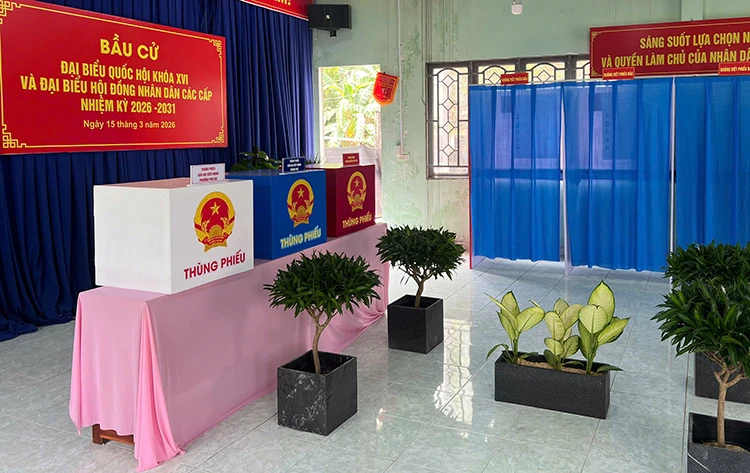 TP Hồ Chí Minh: Phường Phú An bố trí 27 điểm bỏ phiếu phục vụ hơn 35.000 cử tri TP Hồ Chí Minh: Phường Phú An bố trí 27 điểm bỏ phiếu phục vụ hơn 35.000 cử tri