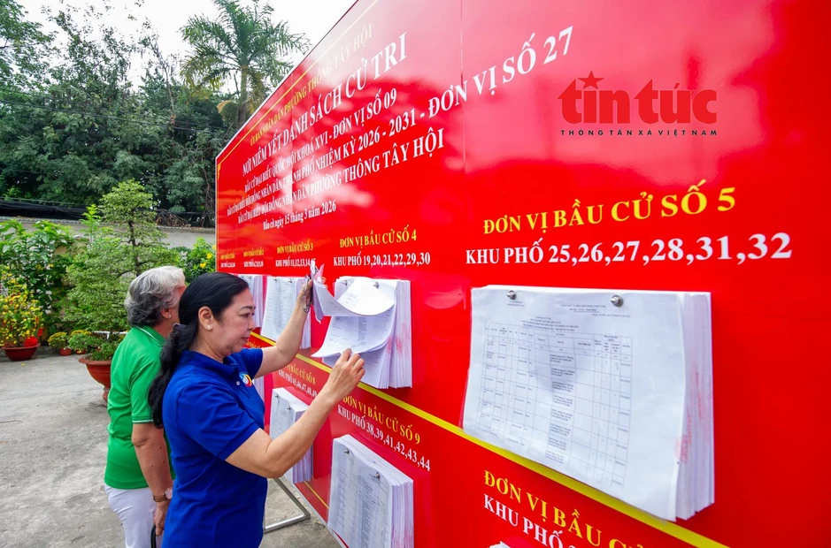 TP Hồ Chí Minh: Rộn ràng công tác chuẩn bị bầu cử tại địa bàn dân cư TP Hồ Chí Minh: Rộn ràng công tác chuẩn bị bầu cử tại địa bàn dân cư