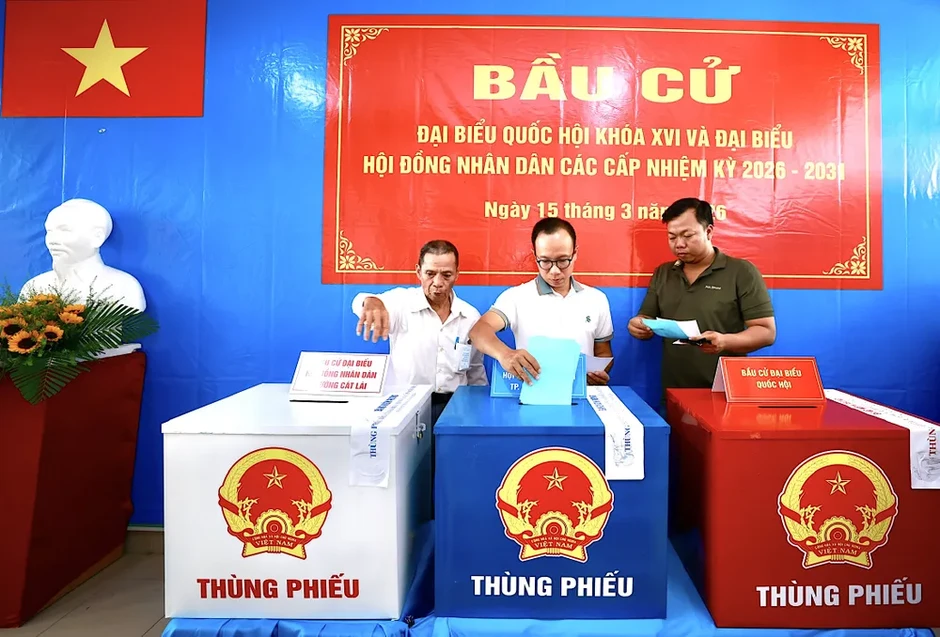 TPHCM: 99% cử tri đi bầu cử, 38 xã, phường đạt tỷ lệ 100% TPHCM: 99% cử tri đi bầu cử, 38 xã, phường đạt tỷ lệ 100%
