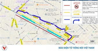 TP.HCM cấm ô tô lưu thông đoạn đường phục vụ thi công metro số 2