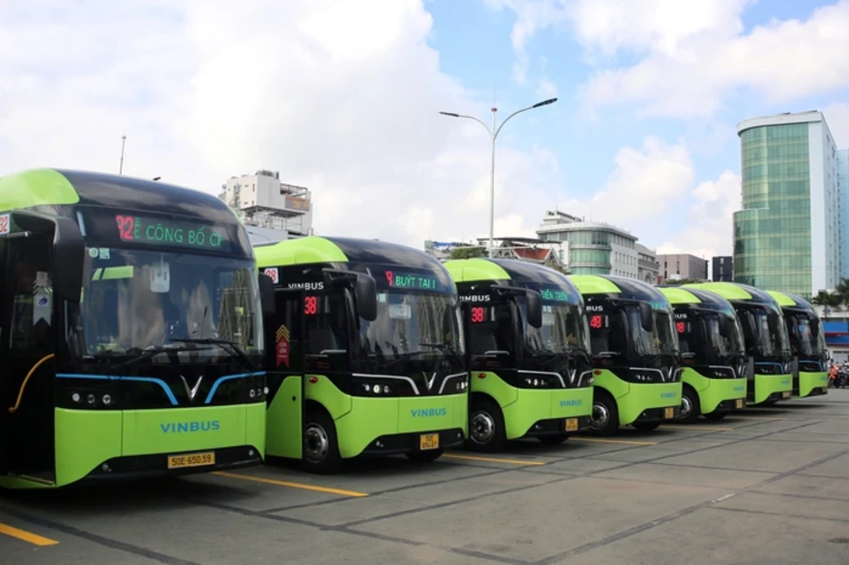TPHCM có thêm 169 xe buýt điện trên 9 tuyến buýt từ ngày 1-3 TPHCM có thêm 169 xe buýt điện trên 9 tuyến buýt từ ngày 1-3