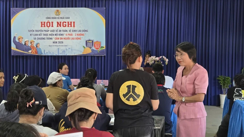 TP.HCM: Hàng trăm đoàn viên, người lao động ký cam kết thực hiện Mô hình '4 Phải – 3 Không' TP.HCM: Hàng trăm đoàn viên, người lao động ký cam kết thực hiện Mô hình '4 Phải – 3 Không'