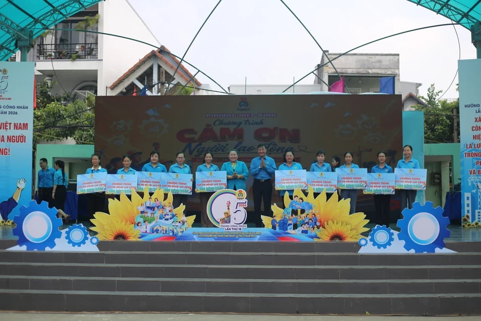 TP.HCM: Phường Hiệp Bình tổ chức nhiều chương trình phúc lợi trong tháng công nhân TP.HCM: Phường Hiệp Bình tổ chức nhiều chương trình phúc lợi trong tháng công nhân