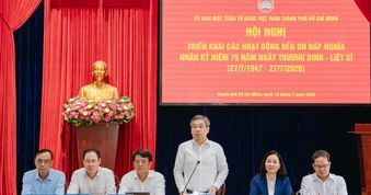 TPHCM triển khai nhiều hoạt động 'Đền ơn, đáp nghĩa' nhân dịp kỷ niệm 27/7