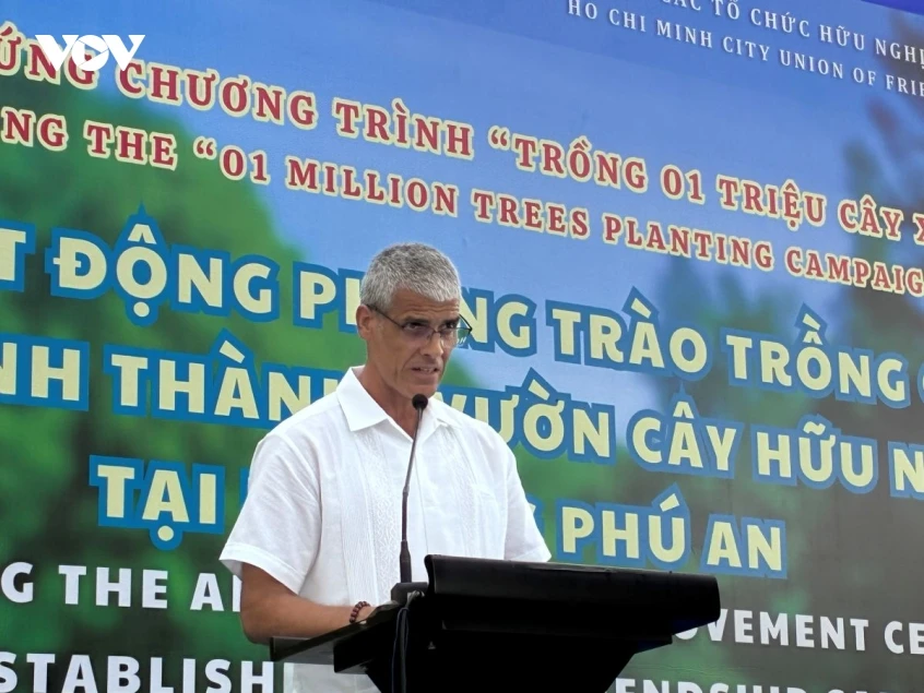 TP.HCM trồng cây hữu nghị, gắn kết cộng đồng quốc tế vì phát triển bền vững TP.HCM trồng cây hữu nghị, gắn kết cộng đồng quốc tế vì phát triển bền vững