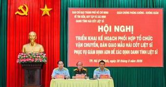 TPHCM vận chuyển hơn 7.100 mẫu hài cốt liệt sĩ bằng máy bay quân sự