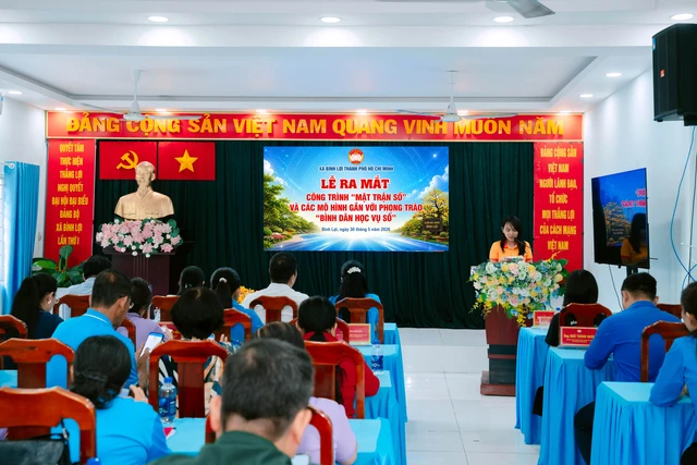 TPHCM: Xã Bình Lợi ra mắt công trình "Mặt trận số" TPHCM: Xã Bình Lợi ra mắt công trình "Mặt trận số"