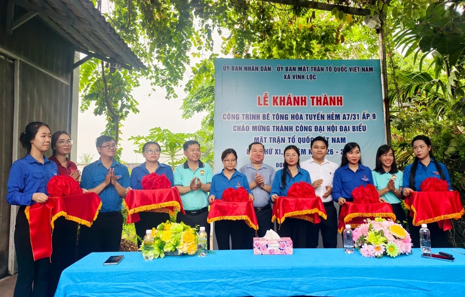 TP.HCM: Xã Vĩnh Lộc khánh thành Công viên Đoàn kết và 2 tuyến hẻm khang trang TP.HCM: Xã Vĩnh Lộc khánh thành Công viên Đoàn kết và 2 tuyến hẻm khang trang