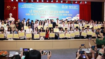 Trao giải cuộc thi Viết thư quốc tế UPU lần thứ 55