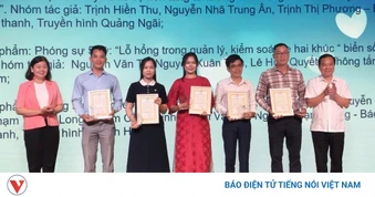 Trao giải tác phẩm báo chí xuất sắc khu vực Tây Nguyên và Duyên hải miền Trung