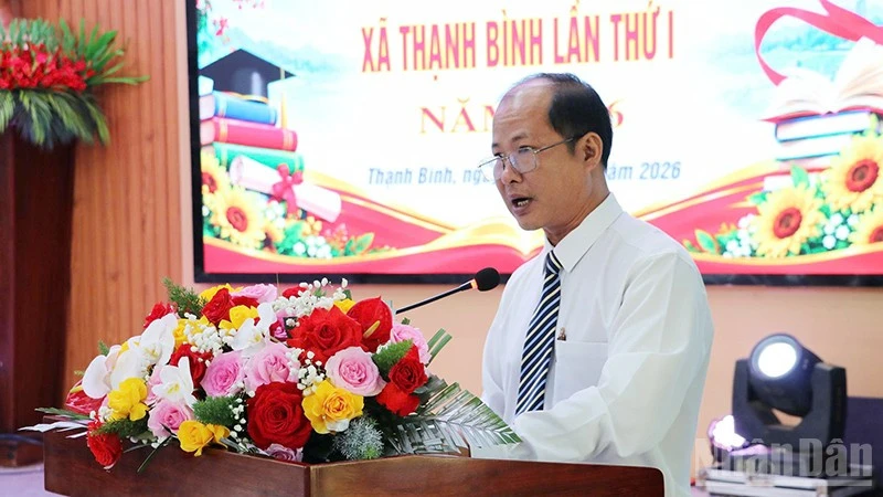 Trao Giải thưởng Huỳnh Thúc Kháng xã Thạnh Bình lần thứ nhất năm 2026
