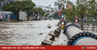 Triều cường tăng cao tại nhiều vùng ven biển, nguy cơ ngập úng trong những ngày tới