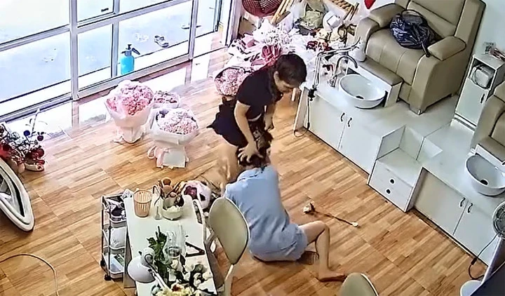 Triệu tập cô gái đánh người đến bất động trong clip gây phẫn nộ Triệu tập cô gái đánh người đến bất động trong clip gây phẫn nộ