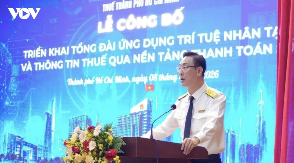 Trợ lý ảo AI của Thuế TP.HCM gọi điện thoại nhắc nhở người nợ thuế Trợ lý ảo AI của Thuế TP.HCM gọi điện thoại nhắc nhở người nợ thuế