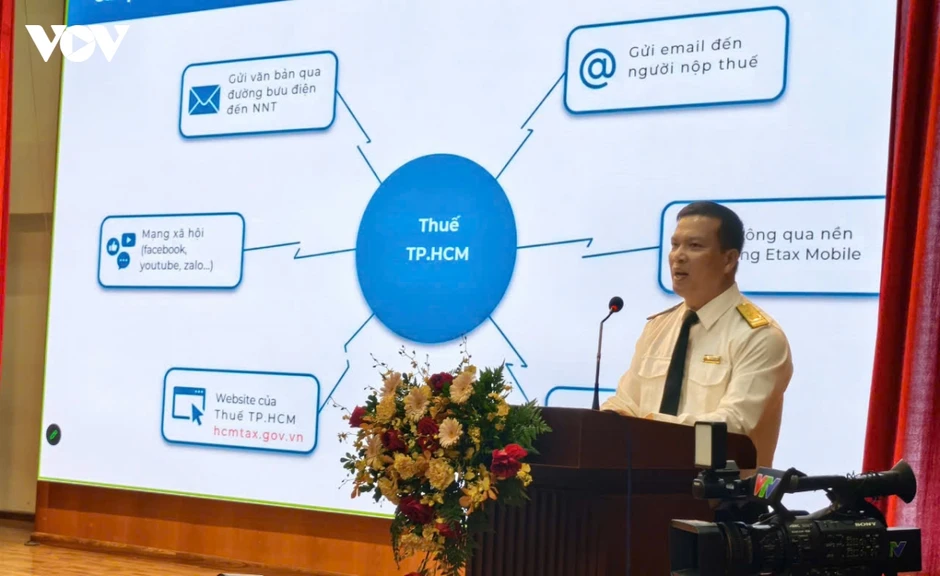Trợ lý ảo AI của Thuế TP.HCM gọi điện thoại nhắc nhở người nợ thuế Trợ lý ảo AI của Thuế TP.HCM gọi điện thoại nhắc nhở người nợ thuế