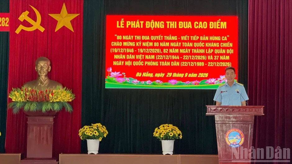 Trung đoàn Tên lửa 282 phát động 80 ngày thi đua quyết thắng-Viết tiếp bản hùng ca Trung đoàn Tên lửa 282 phát động 80 ngày thi đua quyết thắng-Viết tiếp bản hùng ca
