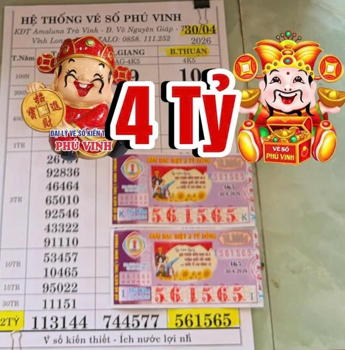 Trúng độc đắc xổ số miền Nam, nhiều người ở TPHCM, Vĩnh Long, Đồng Tháp nhận ngay tiền mặt Trúng độc đắc xổ số miền Nam, nhiều người ở TPHCM, Vĩnh Long, Đồng Tháp nhận ngay tiền mặt