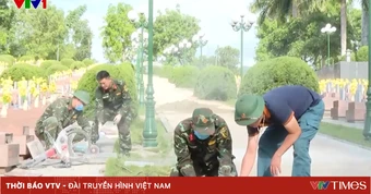 Trung tá quân đội sáng chế máy mòi đá góp phần đẩy nhanh tiến độ hoàn nguyên mộ liệt sĩ