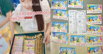 Trúng xổ số miền Nam dịp lễ 30-4 và 1-5, nhiều người nhận tiền lẫn đổi vàng