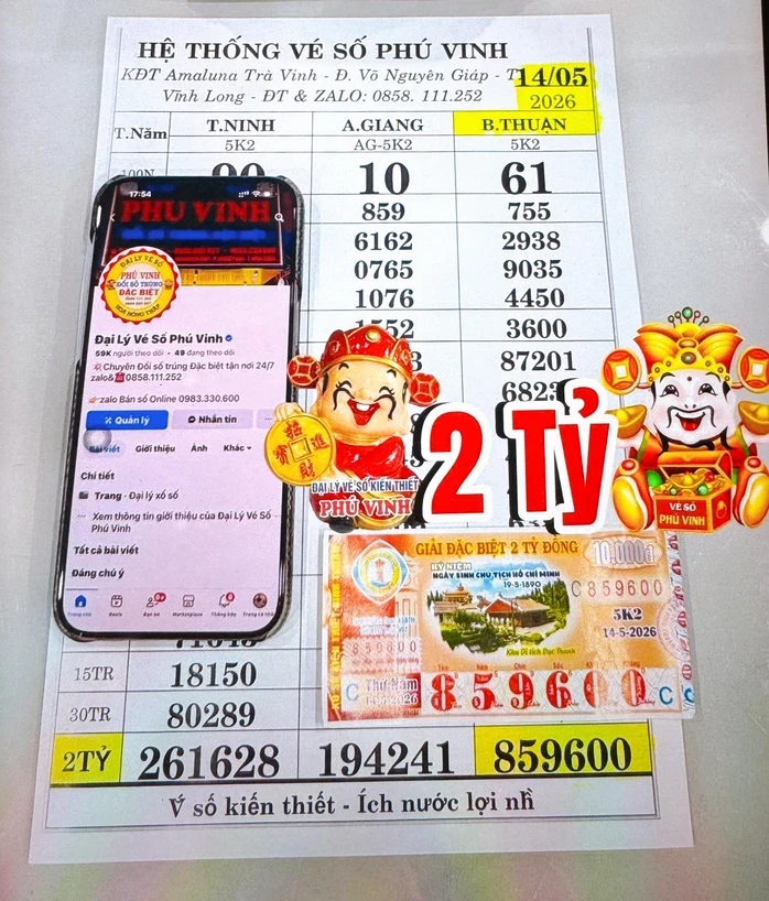 Trúng xổ số miền Nam, nhiều người ở TPHCM, Vĩnh Long và Đồng Nai đổi thưởng ngay trong đêm
