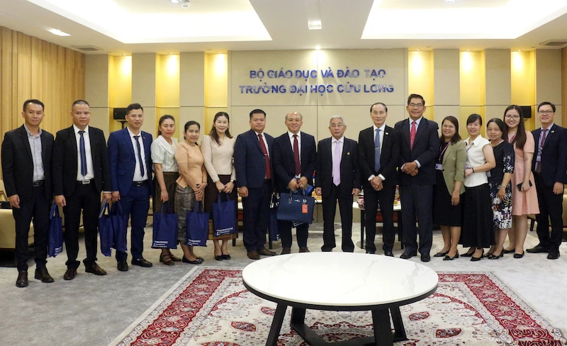 Trường Đại học Cửu Long hợp tác, đào tạo nguồn nhân lực cho tỉnh Champasak - Lào Trường Đại học Cửu Long hợp tác, đào tạo nguồn nhân lực cho tỉnh Champasak - Lào
