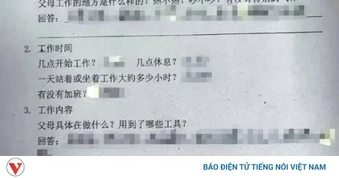 Trường tiểu học ở Trung Quốc bị lên án vì hỏi thiếu tế nhị về nghề của phụ huynh