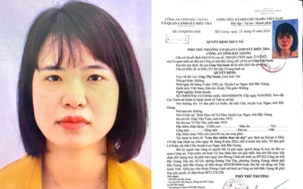 Truy nã đặc biệt nguy hiểm Giáp Thị Oanh SN 1992: Người dân phát hiện có thể bắt giữ, báo ngay cho công an