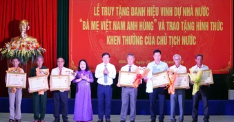 Truy tặng danh hiệu Bà Mẹ Việt Nam Anh hùng tại Đắk Lắk