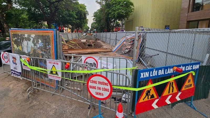 Từ 23/5, Hà Nội điều chỉnh phân luồng giao thông phục vụ thi công thoát nước phố Phan Chu Trinh Từ 23/5, Hà Nội điều chỉnh phân luồng giao thông phục vụ thi công thoát nước phố Phan Chu Trinh